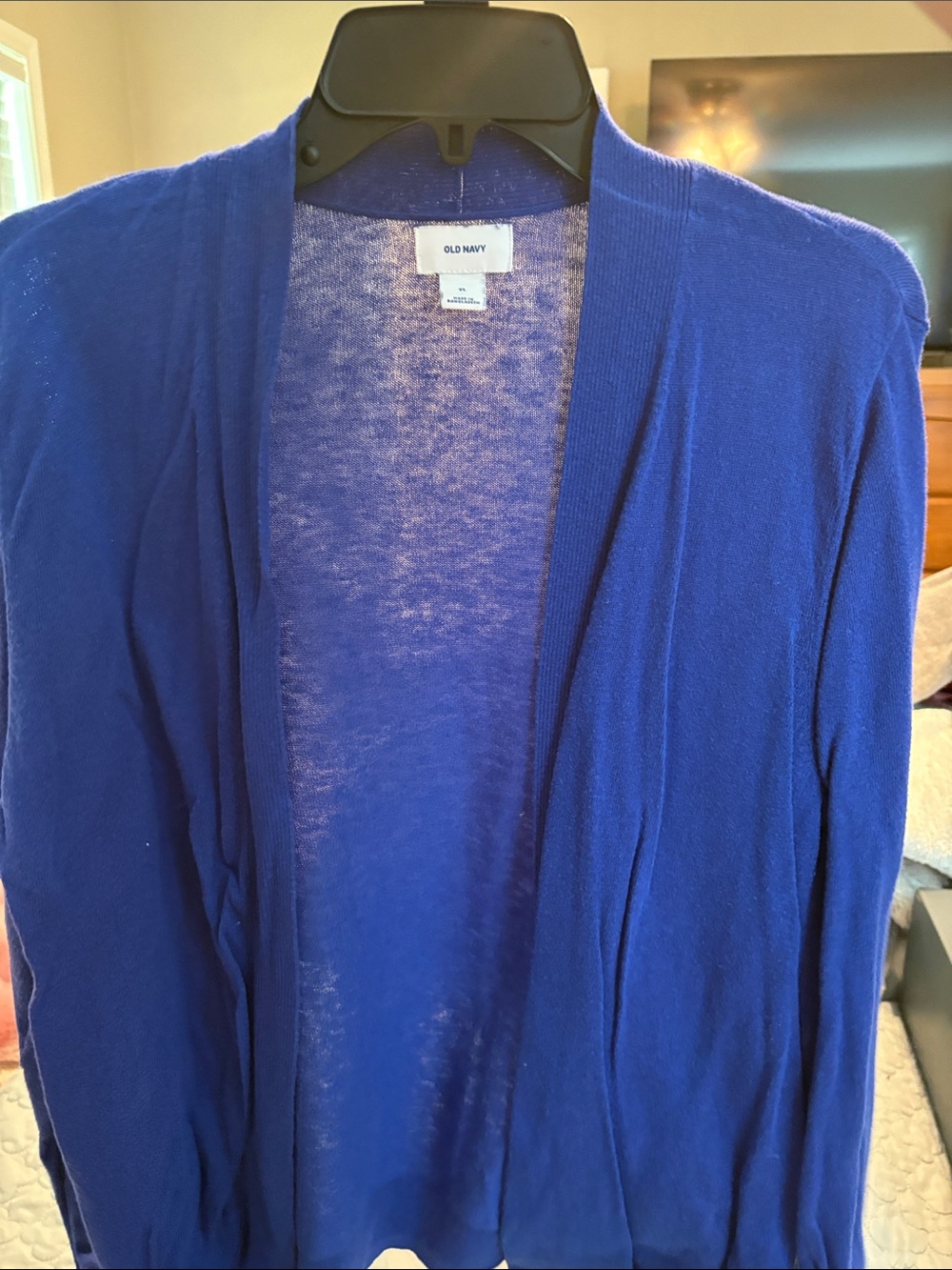 Old Navy Women's Cobalt Open-Front Cardigan